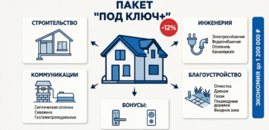 «Пакет «Под ключ+» со скидкой 12%»